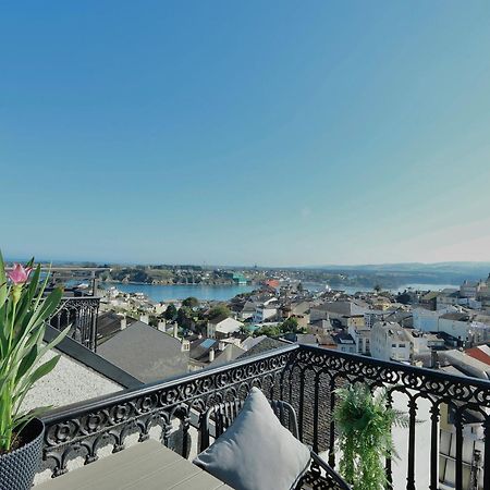 Apartamento Terraza vistas a la Ria y Parking Ribadeo Exterior foto