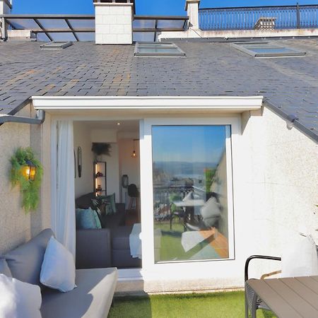 Apartamento Terraza vistas a la Ria y Parking Ribadeo Exterior foto